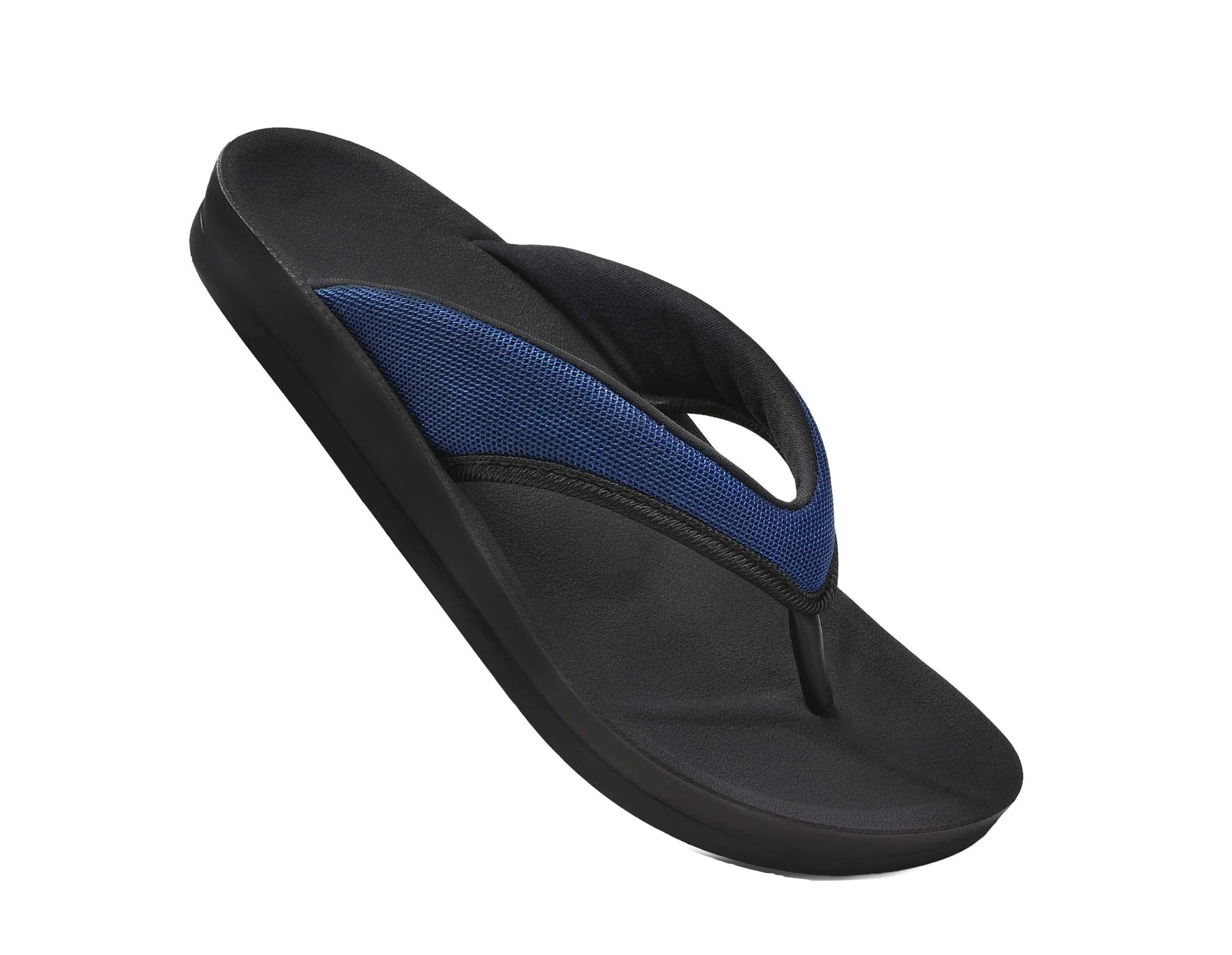 Aerothotic Women's Comfortable Thong Sandal, Enhalus, Navy (L0619)